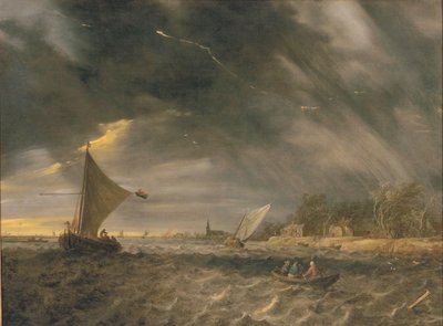 The Thunderstorm by Jan Josephsz van Goyen